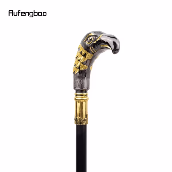Bengala De Apoio Cabeça Águia Cor Preto