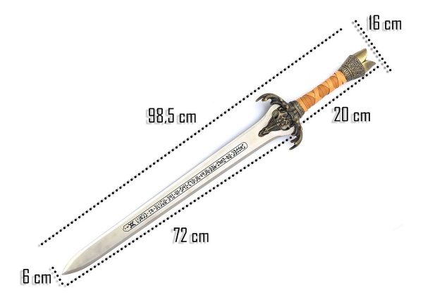 Espada Conan Pai Do Conan The Father's Sword Inox