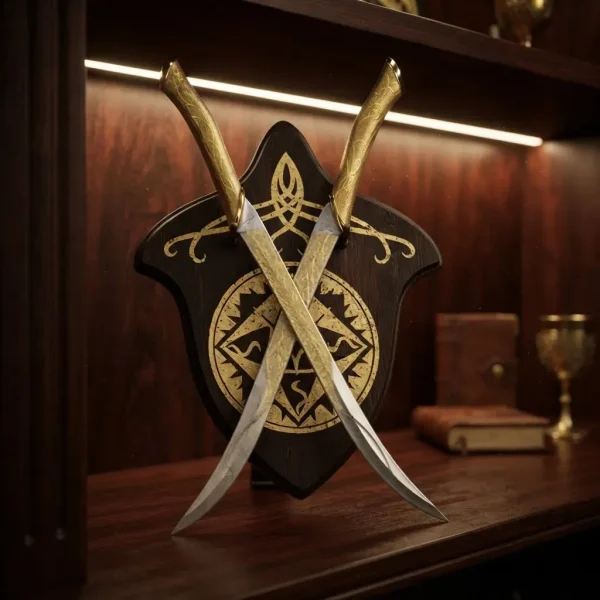 Espada Adaga Legolas Elfo Senhor dos Aneis  C/suporte