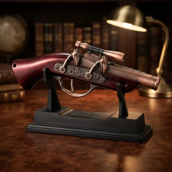 Arma Garrucha Decorativa Arma Com Mira