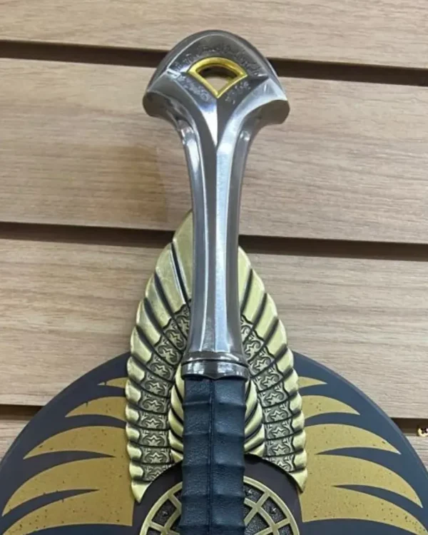Espada Decorativa Anduril Com Bainha E Suporte