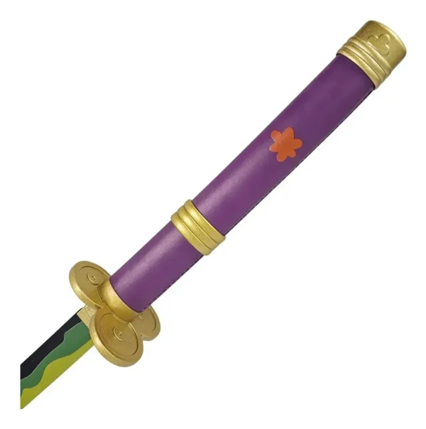 Katana Enma Zoro One Piece Roxa Em Aço Cosplay