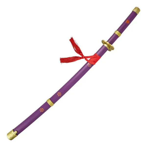 Katana Enma Zoro One Piece Roxa Em Aço Cosplay