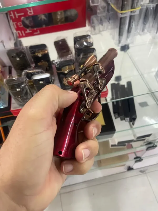 Arma Garrucha Decorativa Arma Com Mira