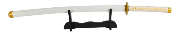 Katana Zenitsu Demon Slayer Branca Lamina Metal