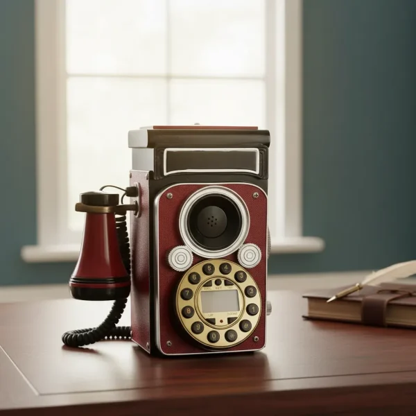 Telefone Modelo Antigo De Gancho Faz Ligação