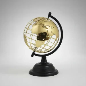 Globo De Mesa Giratório Decorativo De 30 Cm