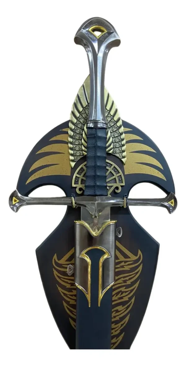 Espada Decorativa Anduril Com Bainha E Suporte