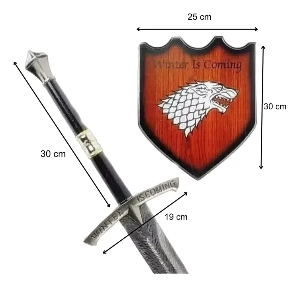 Espada Medieval Winter Is Coming Game Of Thrones