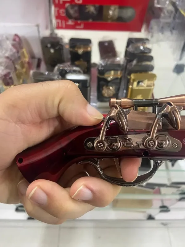 Arma Garrucha Decorativa Arma Com Mira