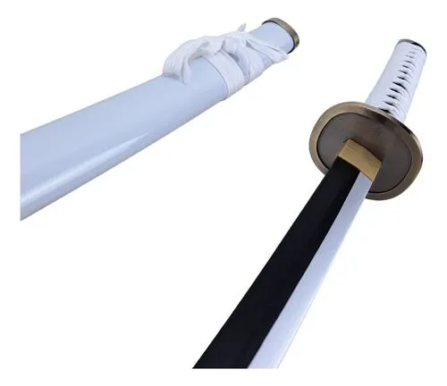 Katana Wado Ichimonji Zoro One Piece Lâmina Bambu Cosplay