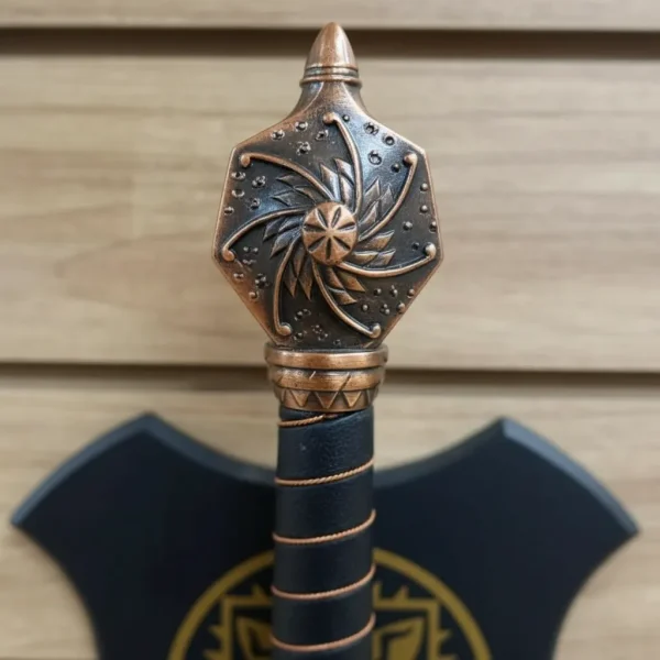 Espada Blackfyre Casa Targaryen Aço Com Suporte De Parede