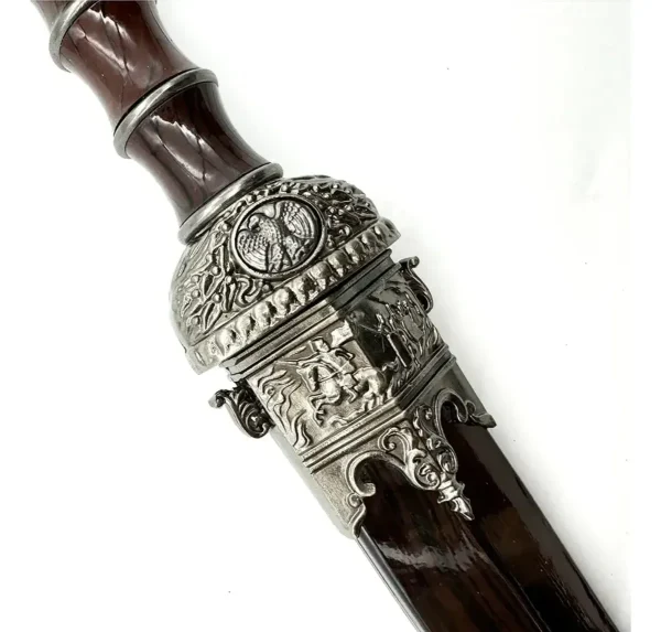 Espada Romana Medieval Gladius Gladiador Aço Com Bainha
