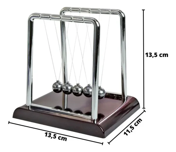 Pêndulo Newton para decoração  13,cm