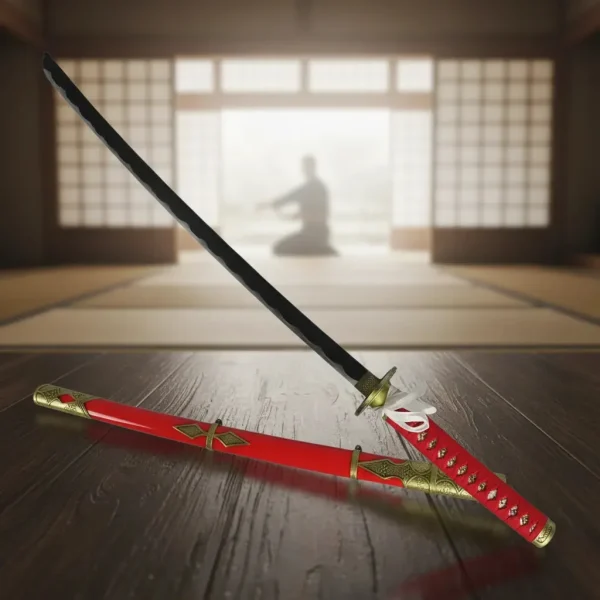 Espada Samurai Katana Touken Ranbu Vermelha