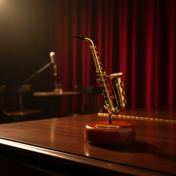 Mini Saxofone, Decoração Doméstica Caixa De Música
