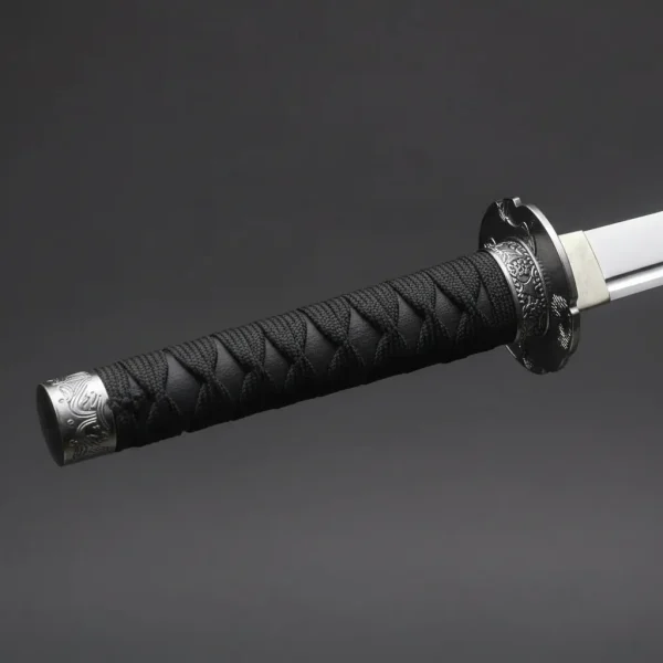 Conjunto 3 Espadas katanas Com Suporte Preta