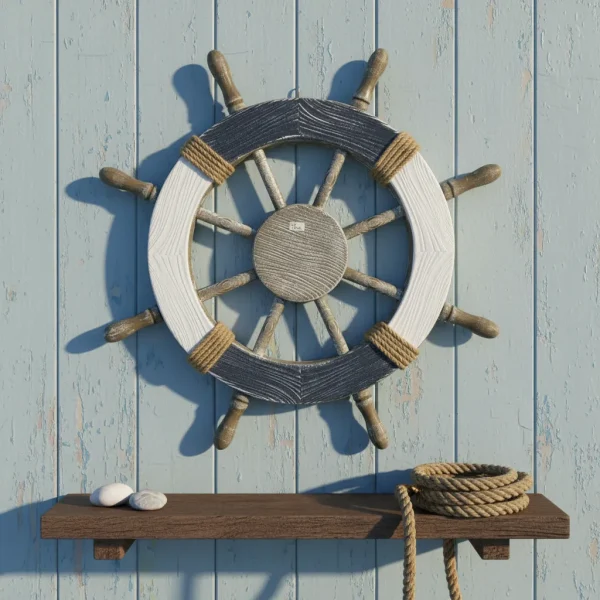 Timão Barco Navio Decorativo Coleções 62cm