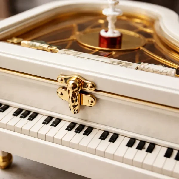 Piano De Cauda C/bailarina Decorativo