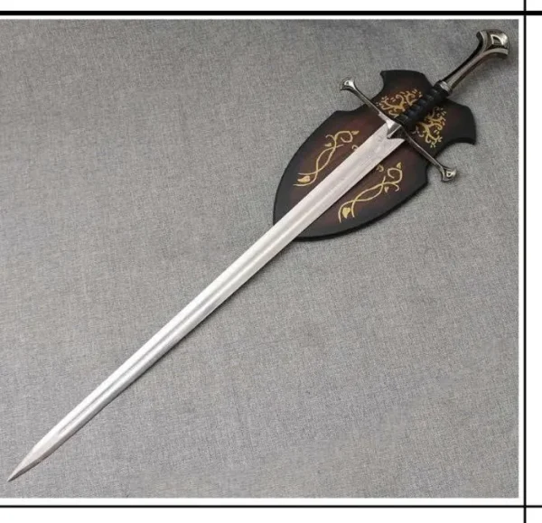 Espada Anduril Senhor Dos Anéis Aragorn Suporte Parede Lotr
