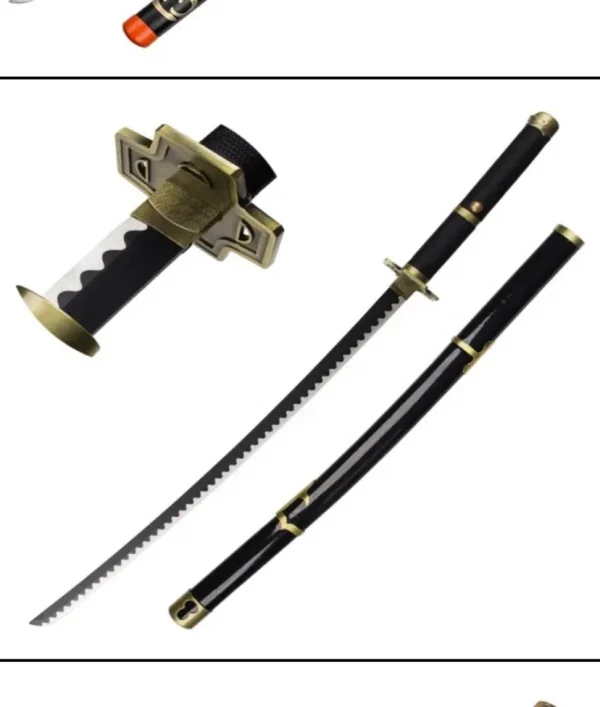 Espada Katana Yamato Dmc 5 Com Tsuba Dourada E Suporte