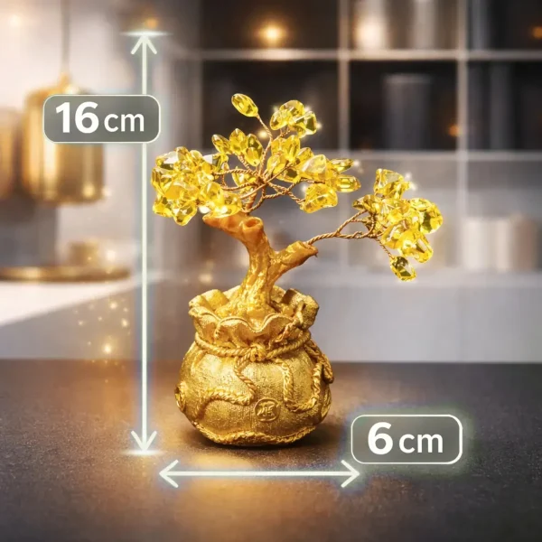 Arvore Da Vida Bonsai Feng Shui Fortuna Prosperidade 16cm
