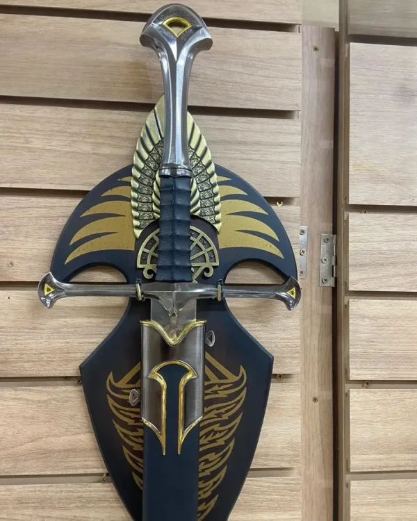 Espada Decorativa Anduril Com Bainha E Suporte