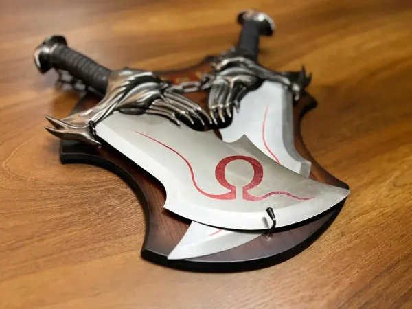 Espada Kratos God Of War Em Aço Espada + Suporte