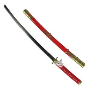 Espada Samurai Katana Touken Ranbu Vermelha