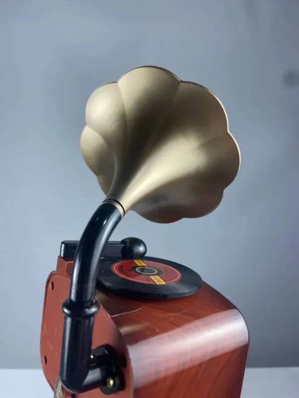 Caixinha Miniatura Toque Musical Vitrola Antiga Decoração