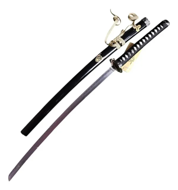 Katana Aço Kill Bill Hattori Hanzo Para Cosplay Com Suporte