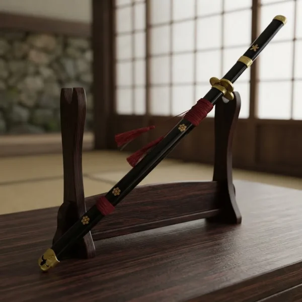 Katana One Piece Sandai Zoro Lâmina Bambu