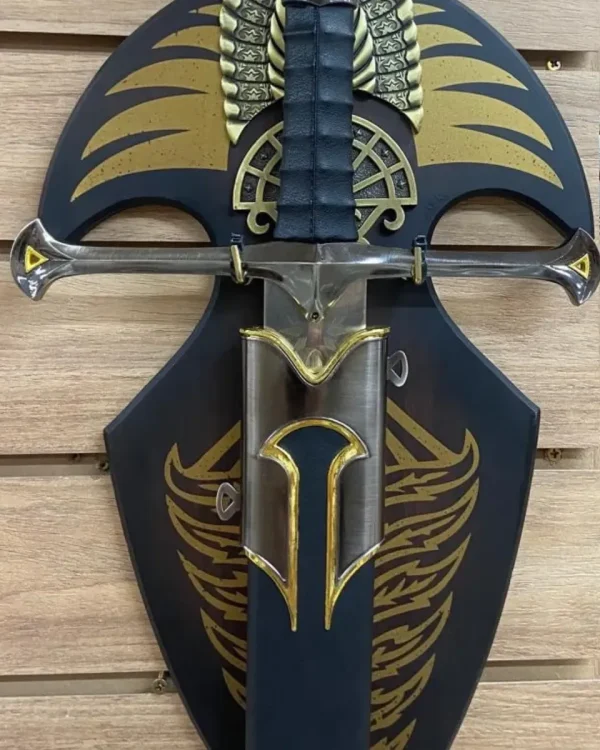 Espada Decorativa Anduril Com Bainha E Suporte