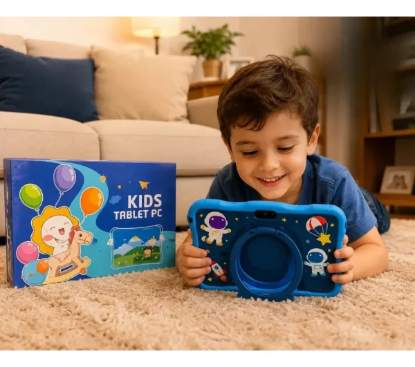 Tablet Kids Infantil Azul Tela 7 Com Acessórios