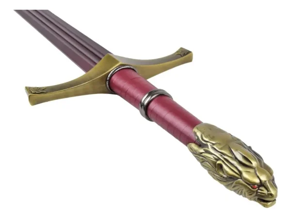 Espada Cumpridora De Promessas Vermelha Leão Dourado