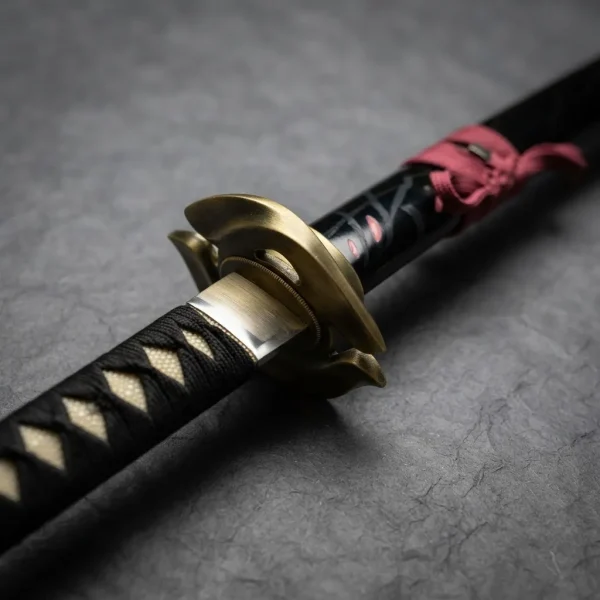Katana De Vento League Of Lamina De Bambu
