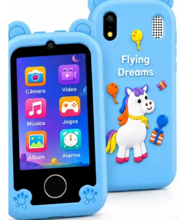 Celular Infantil De Brinquedo Com Câmera Criança Unicórnio