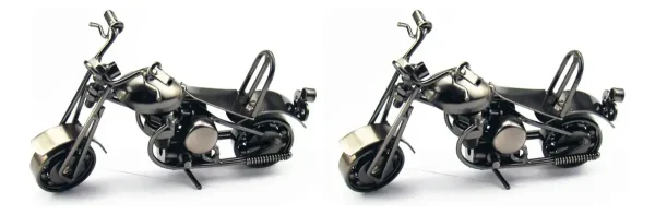 Motocicleta Miniatura Metal Decorativa 13,5 Cm