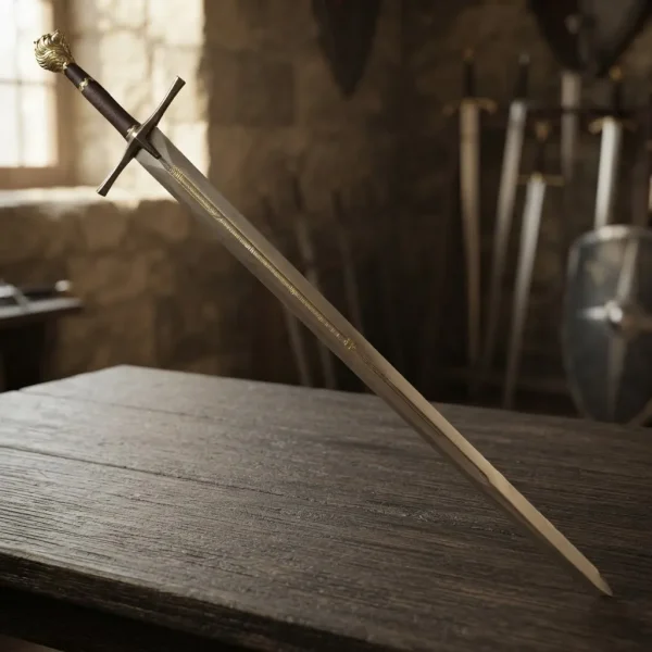 Espada Crônicas De Nárnia Em Aço Peter Principe Com Suporte