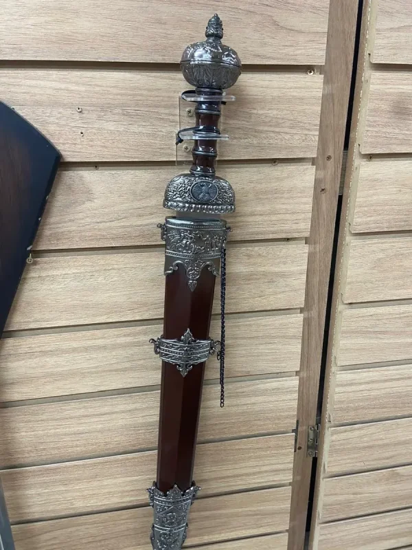 Espada Romana Medieval Gladius Gladiador Aço Com Bainha