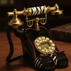Telefone Fixo Retrô Faz Ligação De Luxo