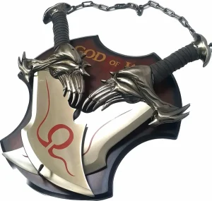Espada Kratos God Of War Em Aço Espada + Suporte