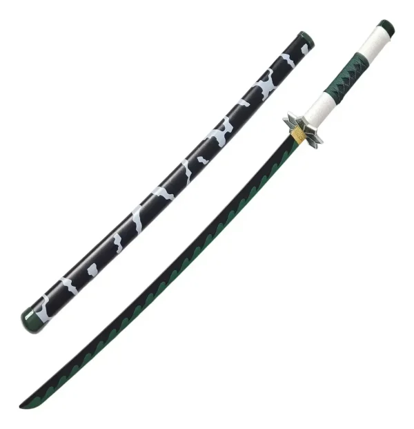 Espada Sanemi Shinazugawa Katana  Com Suporte