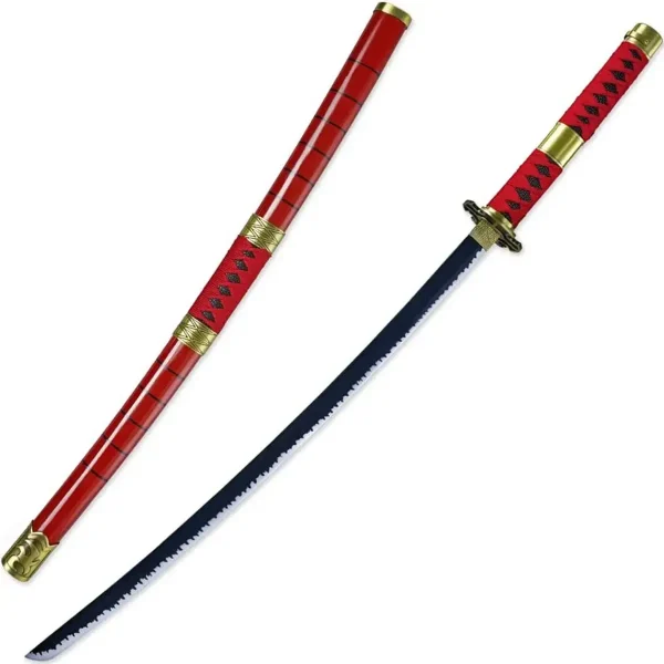 Espada Katana Zoro Cosplay Sandai Kitetsu Onepiece Aço