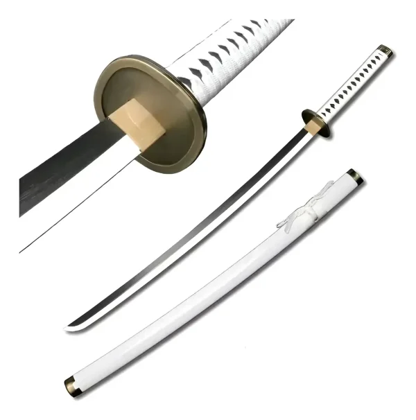Katana Wado Ichimonji Zoro One Piece Lâmina Bambu Cosplay