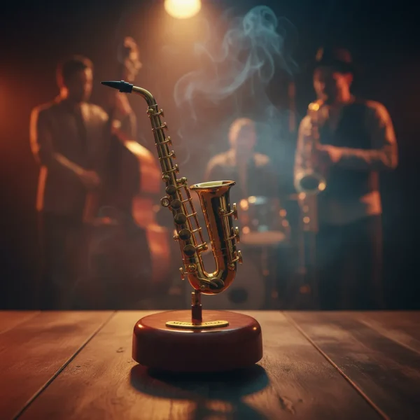 Mini Saxofone, Decoração Doméstica Caixa De Música