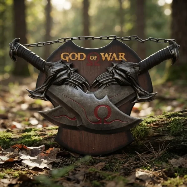 Espada Kratos God Of War Em Aço Espada + Suporte