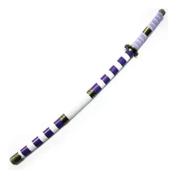 Espada Katana Luffy Nidai Kitetsu Lmina Bambu Com Suporte