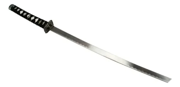Espada Decorativa Branca Japonesa Katana 100 Cm