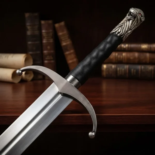 Espada Decorativa Jon Snow Game Of Thones Garra Longa Tv
